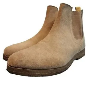 Urban Outfitters Tan Suede Leather Pull On Chelse Boot J. Crew Pull on Chelsea Boots in Desert Sand | Mercari main image 4